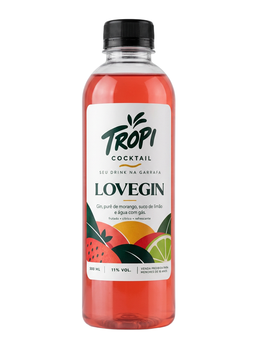 Garrafa Lovegin Tropi Cocktail